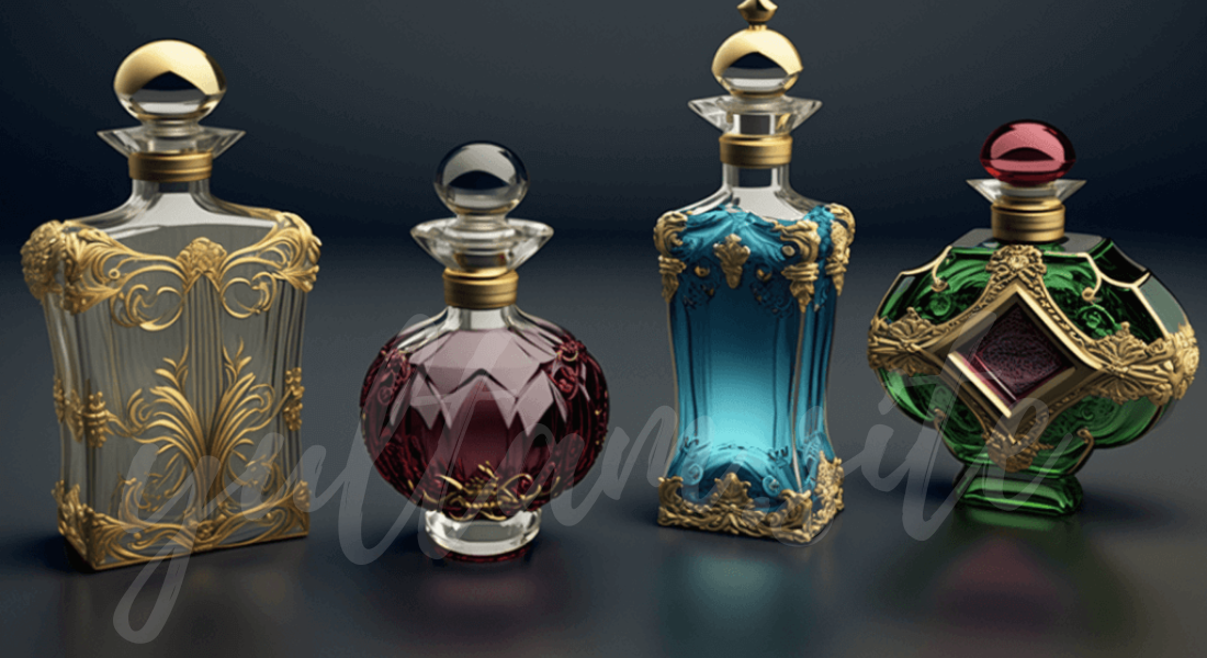 Exclusive designer perfume bottle