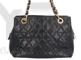 CHANEL Quilted Lambskin Matelasse Tote